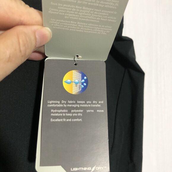 New Balance Pants Womens Large Black Excursion Capri Lightning Dry Walking New - Picture 6 of 12